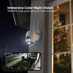 High-definition ieGeek IE50 PTZ camera with two-way audio and 5dBi WiFi