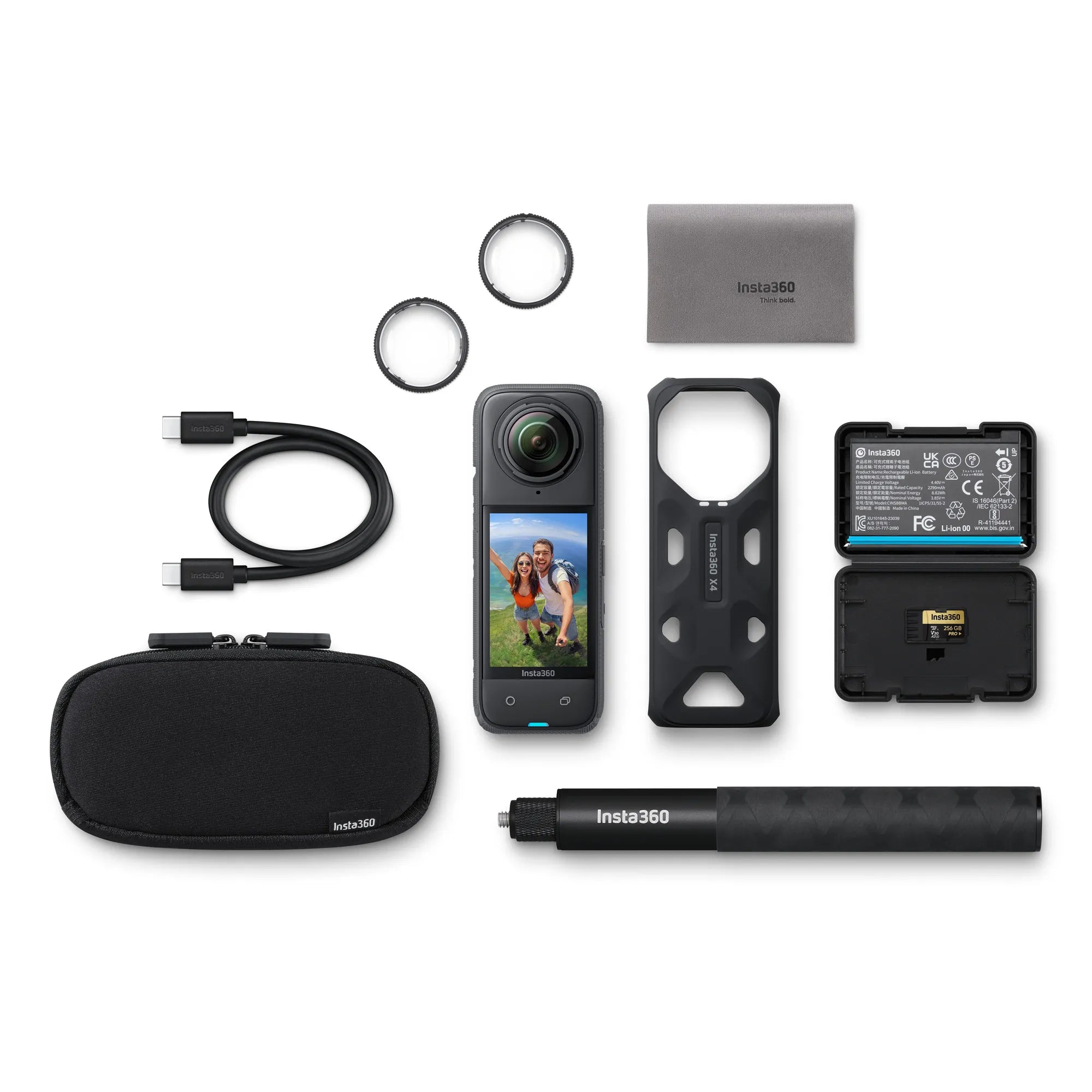 Insta360 X4 Action Camera Bundle with full accessories kit