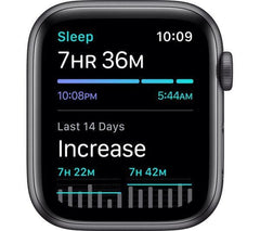 Apple Watch Series 6 - Space Grey Aluminum with Black Nike Sports Band, 44 mm