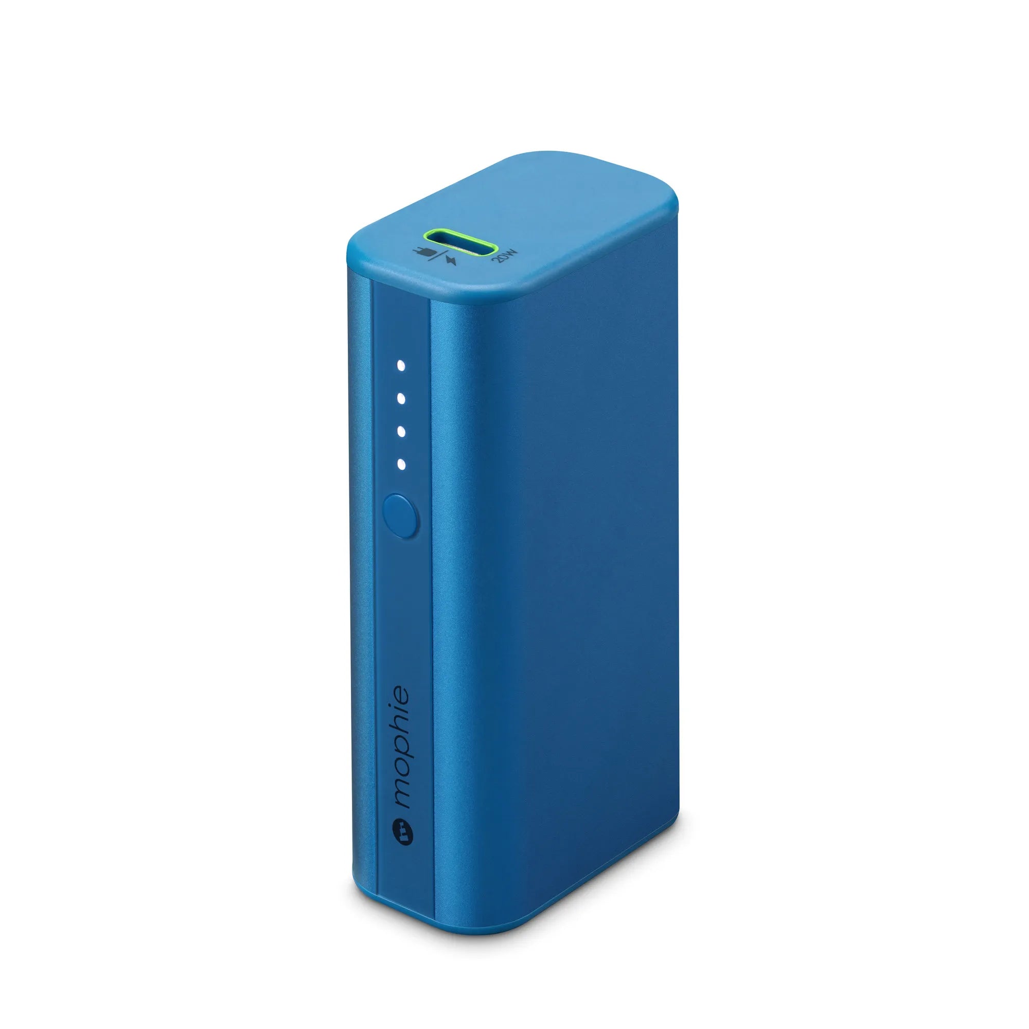 Mophie Powerstation Mini – 5000mAh portable power bank with 20W fast charging in blue