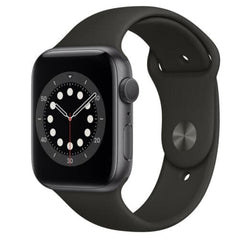 Apple Watch Series 6 Cellular - Space Grey Aluminium with Black Sports Band, 44 mm