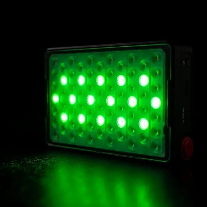 Durable and portable Aputure MC Pro video light with adjustable color temperature
