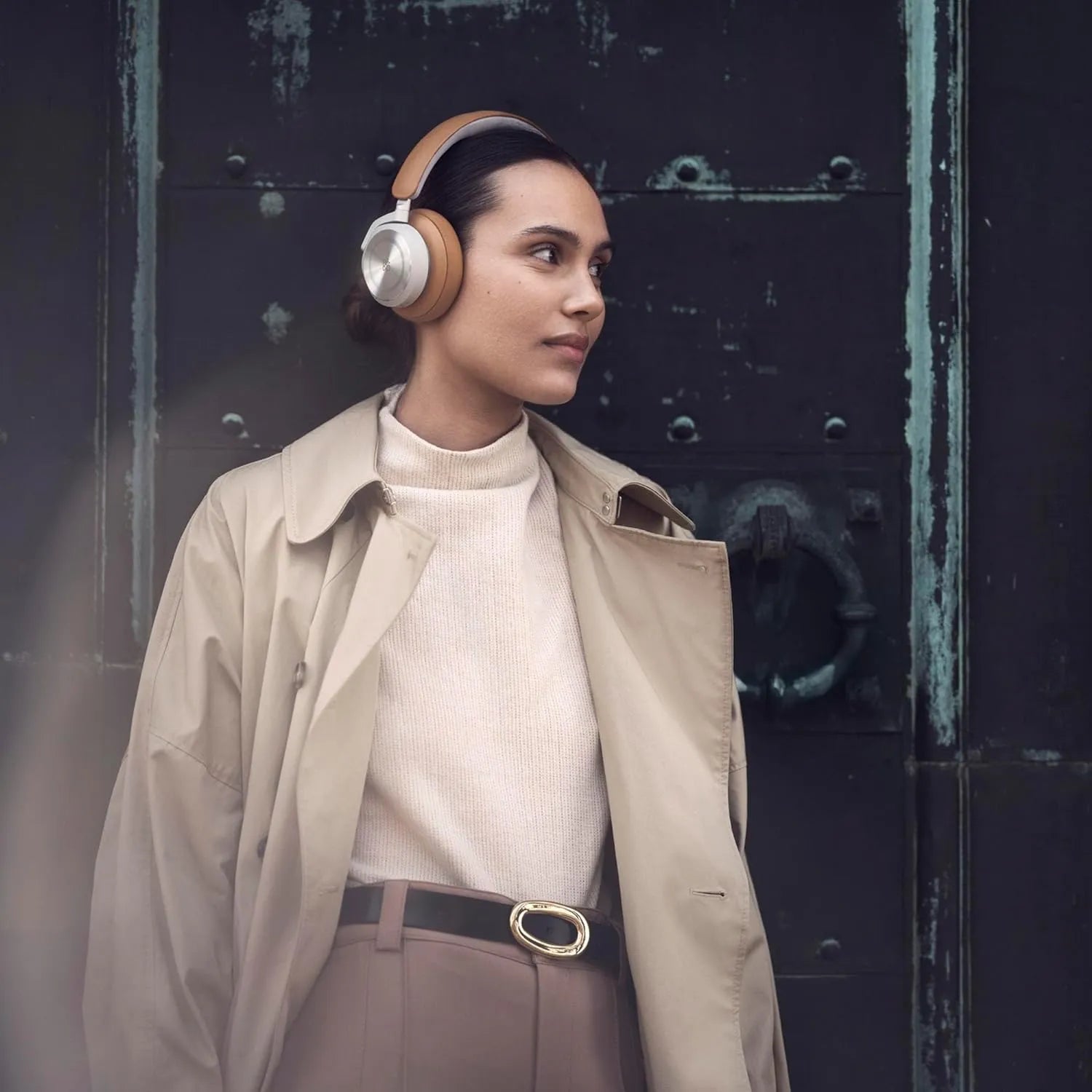 Beoplay HX Over-Ear Headphones in use with 40-Hour Battery Life