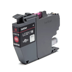 Original Brother LC3217M Magenta Ink – Standard yield cartridge for vivid print quality, compatible with Brother inkjet printers, 550-page yield – UK version