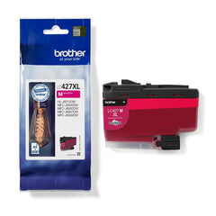 Brother LC-427XLM Magenta High Capacity Ink Cartridge – Genuine Brother ink, XL single pack for vibrant colour output – UK edition