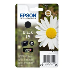 Epson 18 ink cartridge with 175-page capacity and 5.2ml Claria Home Ink

