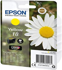Epson C13T18044012 Inkjet Cartridge for XP30 Yellow 18
