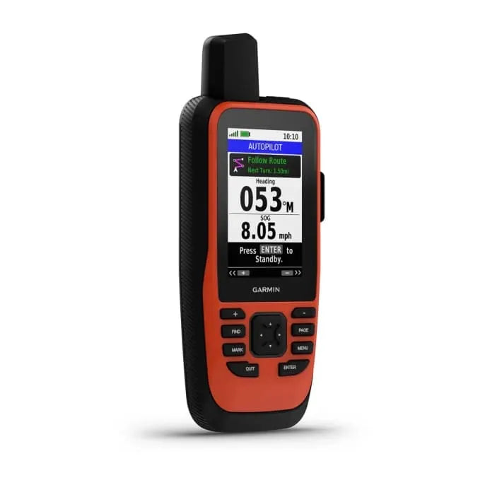 Garmin GPSMAP 86i marine handheld GPS with two-way messaging and tracking
