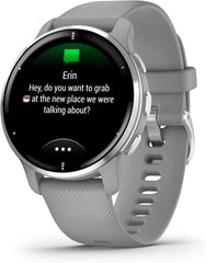 Garmin Venu 2 Plus Smartwatch with message pop up system