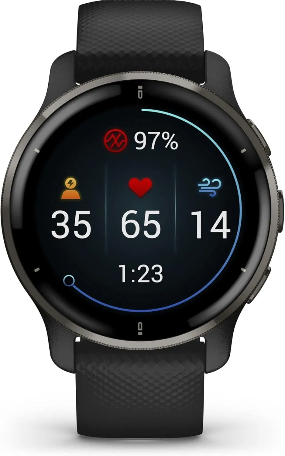 Garmin Venu 2 Plus with Sleep, Stress, and Body Battery Health Monitoring Features