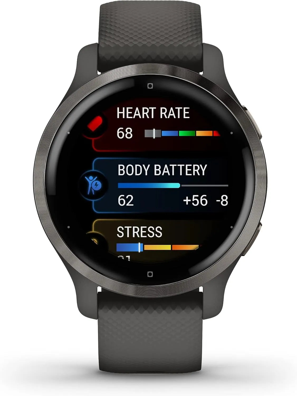 Garmin Venu 2S Smartwatch with All-Day Health Monitoring and 10-Day Battery Life