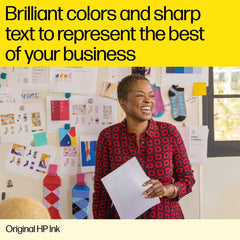 HP 933XL Yellow High Yield Ink for brilliant colors and sharp texts