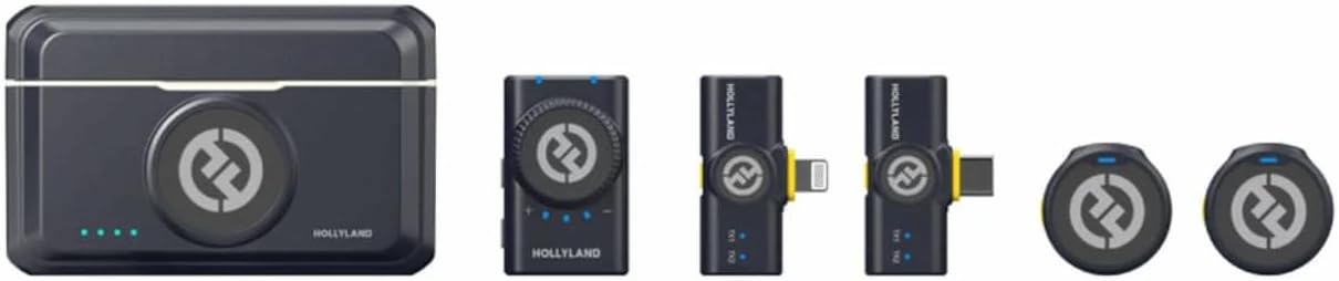 Hollyland Lark M2 wireless lapel microphone for clear and high-quality recordings
