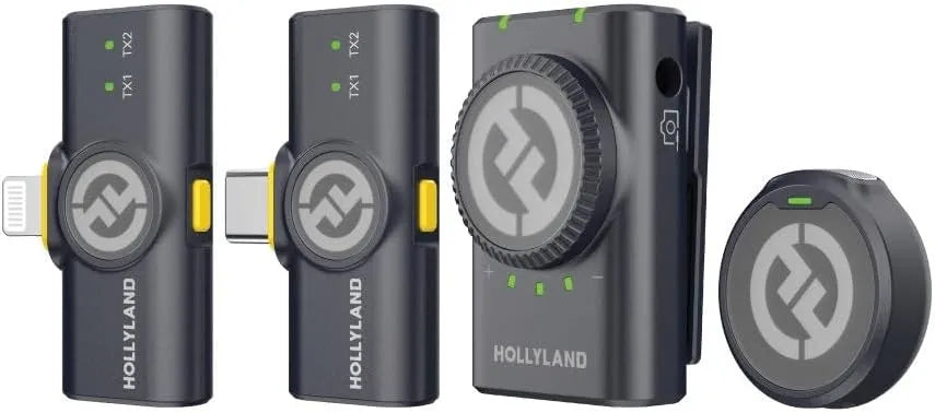 Hollyland Lark M2 with ultra-low latency and noise reduction for professional use
