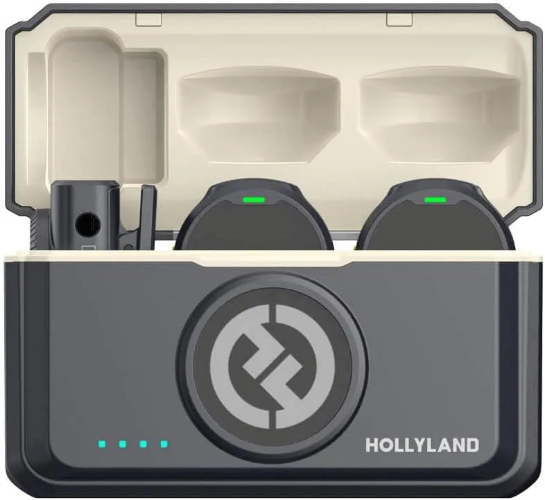Compact and lightweight Hollyland Lark M2 wireless mic for interviews and vlogging
