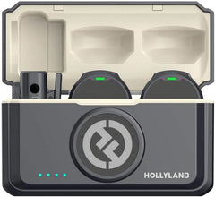 Compact and lightweight Hollyland Lark M2 wireless mic for interviews and vlogging
