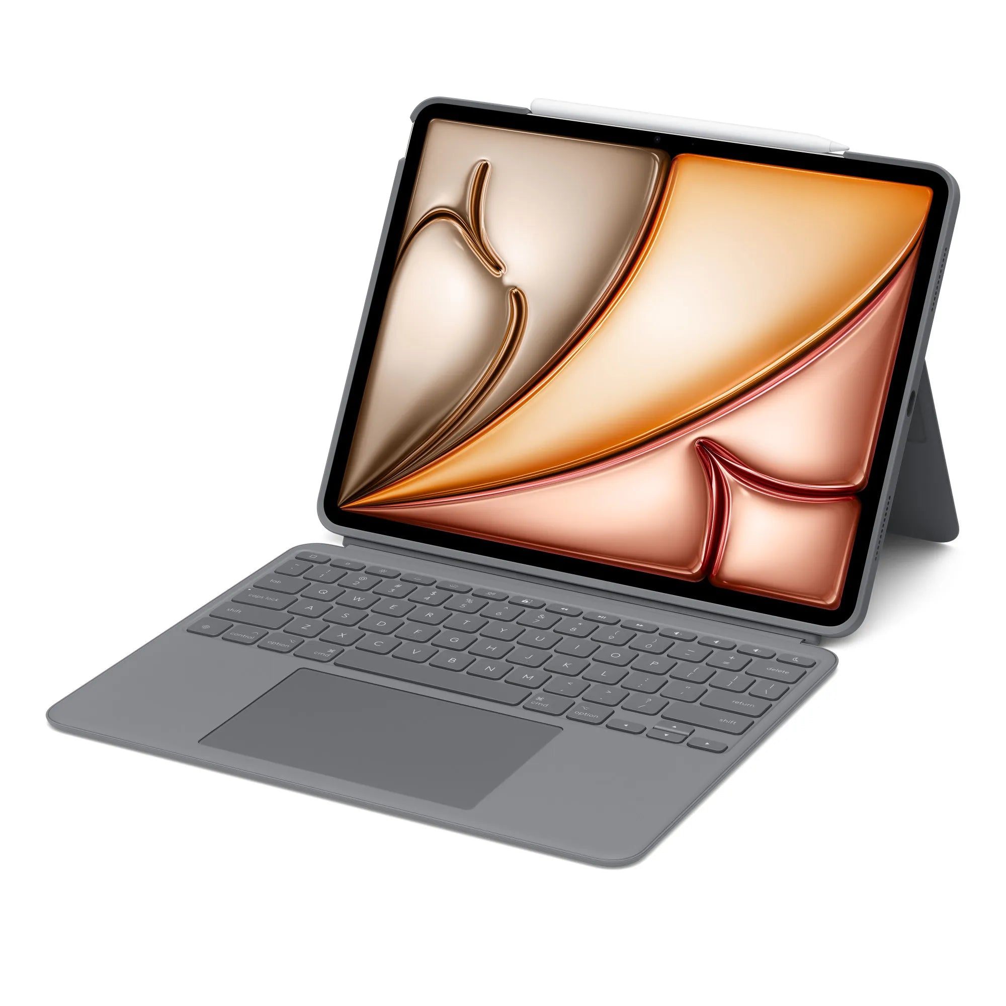 Logitech Combo Touch Keyboard Case in use with iPad Air 13-Inch (M2)
