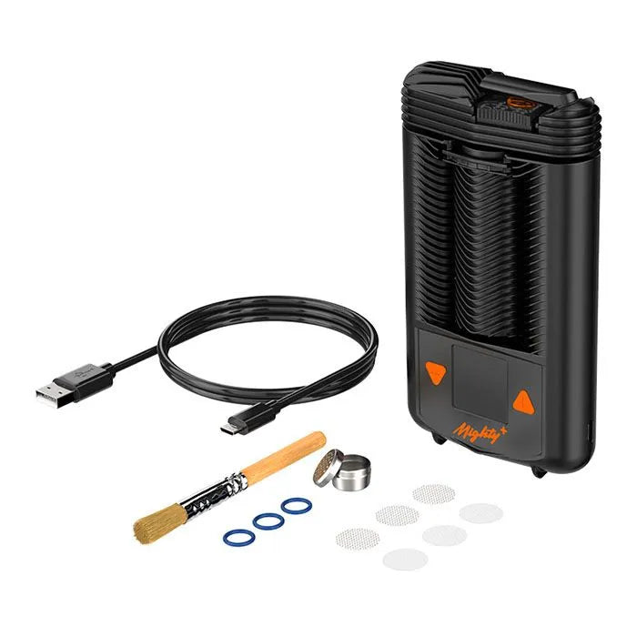Box content of the Storz & Bickel MIGHTY+ vaporizer