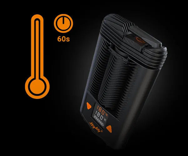 MIGHTY+ vaporizer with ultra-fast heat-up time and improved airflow
