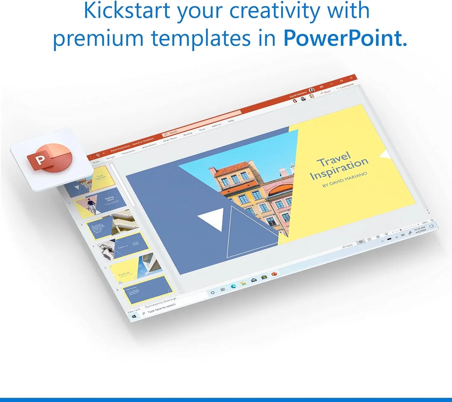 Use the premium templates in PowerPoint to kickstart your creativity with the microsoft home and student 