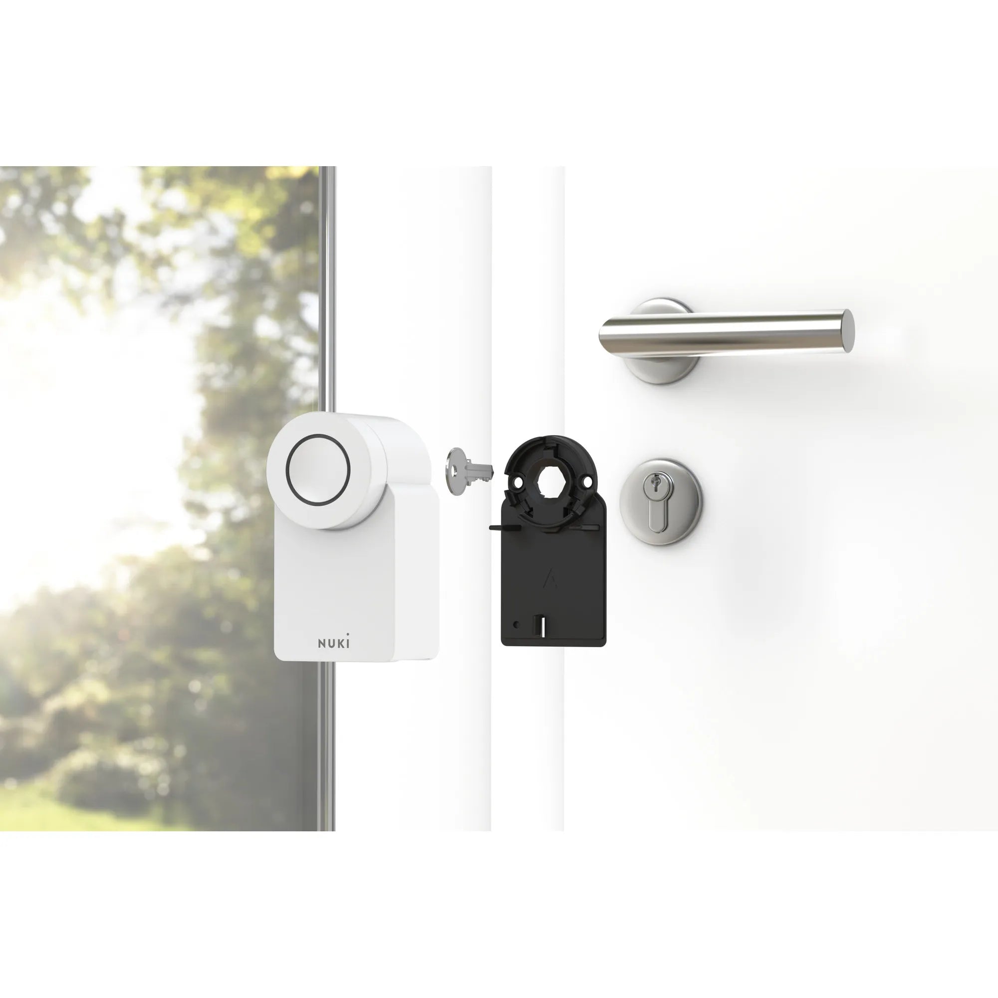Nuki Smart Lock 3.0 with wireless keypad and fob for seamless access
