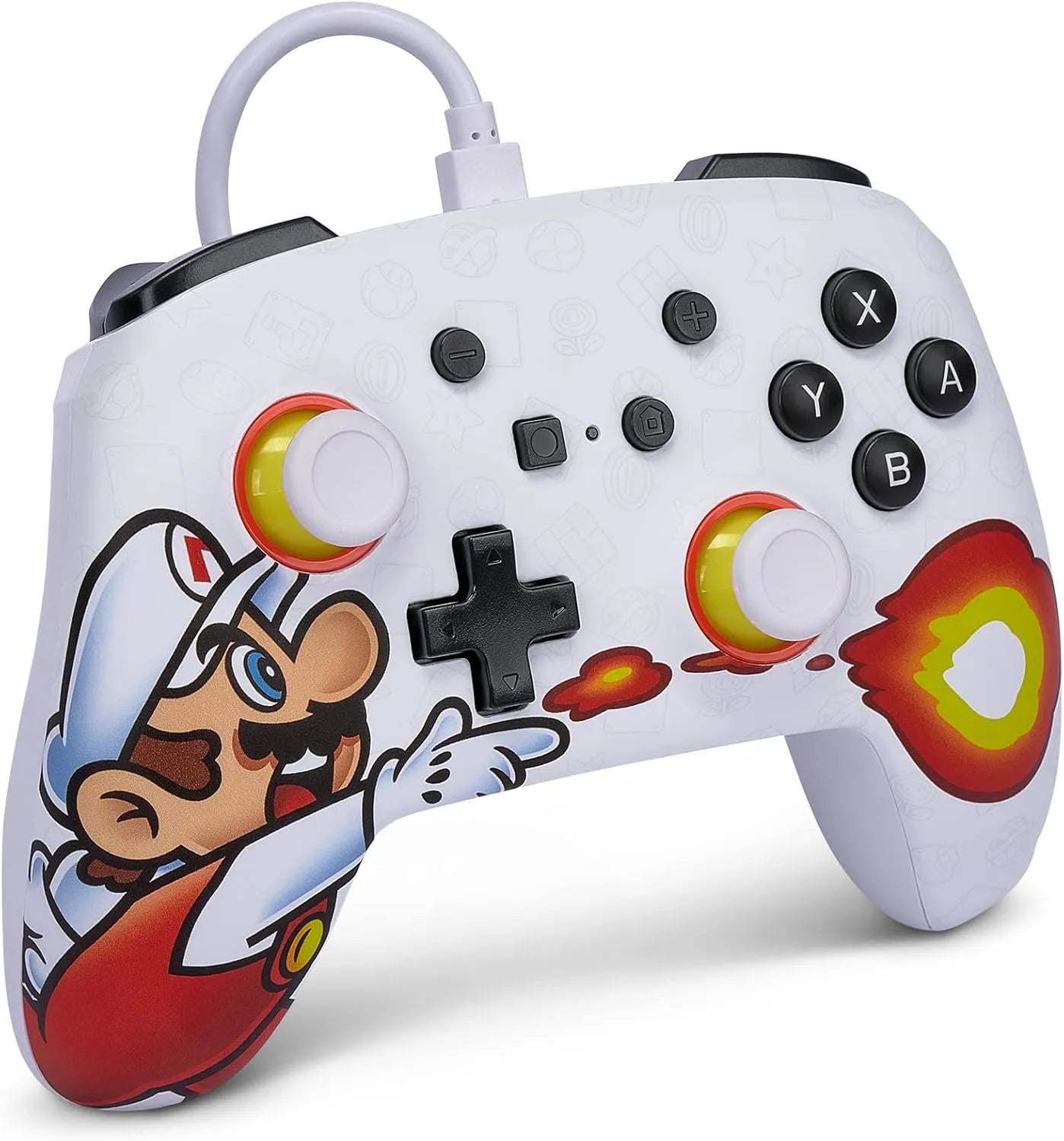 Officially licensed PowerA Fireball Mario controller for Nintendo Switch
