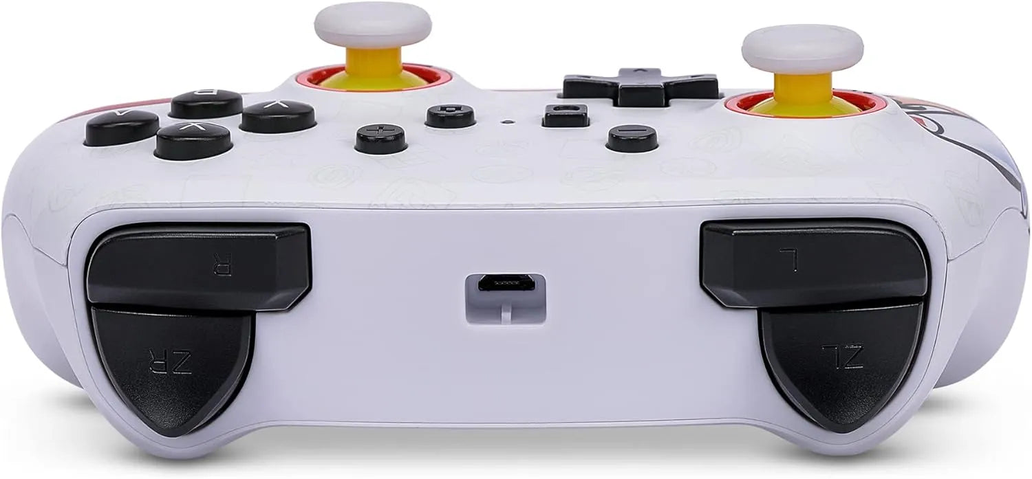 Nintendo Switch PowerA Fireball Mario controller with long wired connection
