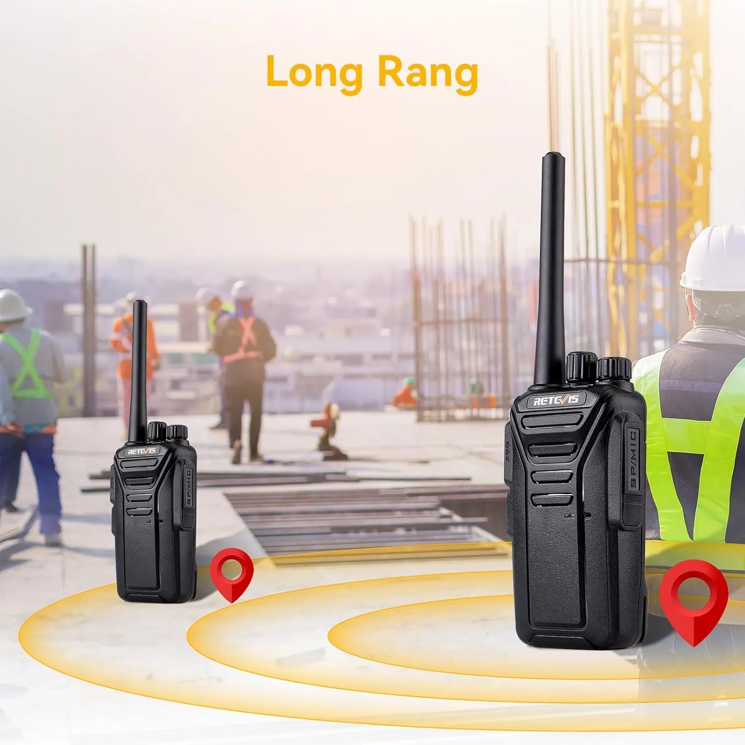 Retevis RT27 professional walkie-talkies with hands-free VOX function
