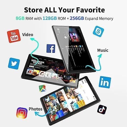 Lightweight and slim SGIN T10P tablet for work, entertainment, and gaming
