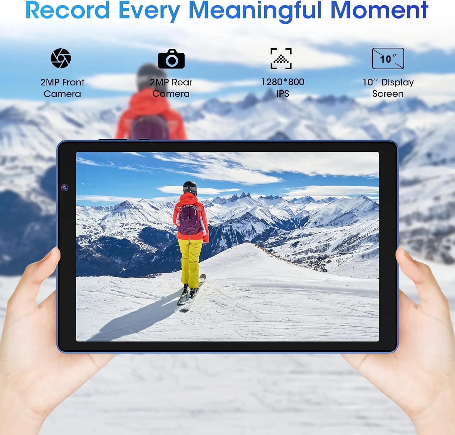 High-efficiency WeTap M10 tablet with 10.1-inch screen for entertainment and work

