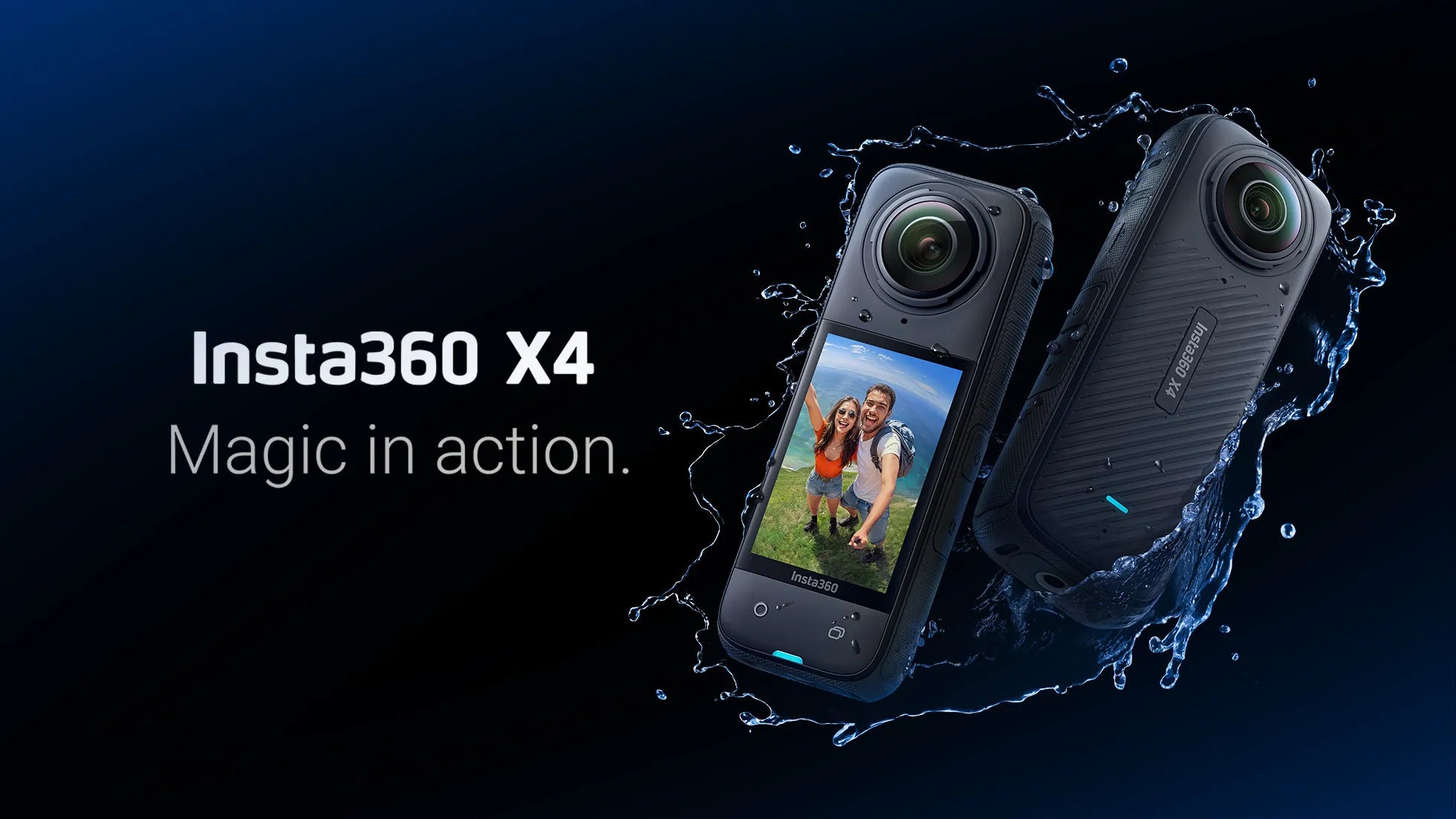 Insta360 X4 8k action camera, magic in action