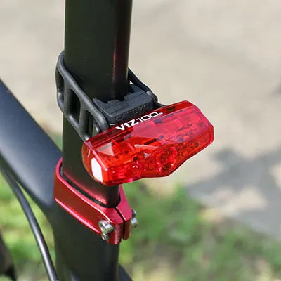 Lightweight CatEye bike light set for commuters and night cyclists
