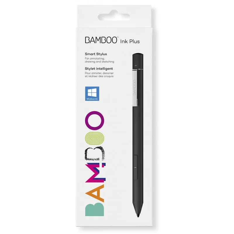 Wacom Bamboo Ink Plus stylus with seamless compatibility for creative professionals
